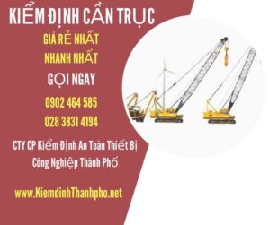 Hình ảnh kiểm định Cần trục