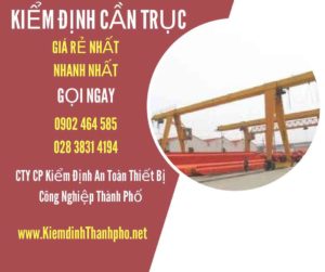 Hình ảnh kiểm định Cần trục