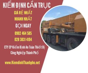 Hình ảnh kiểm định Cần trục