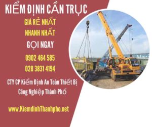 Hình ảnh kiểm định Cần trục