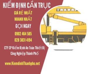 Hình ảnh kiểm định Cần trục