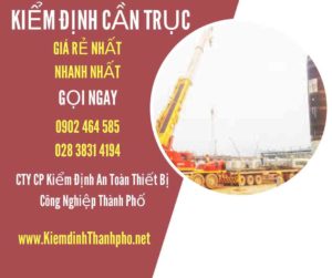 Hình ảnh kiểm định Cần trục