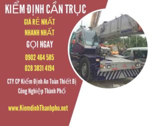 Hình ảnh kiểm định Cần trục