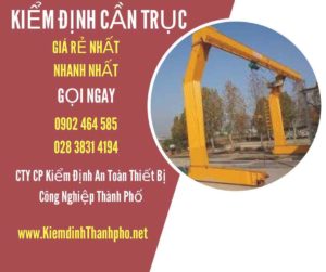 Hình ảnh kiểm định Cần trục