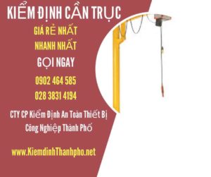 Hình ảnh kiểm định Cần trục