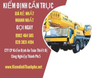 Hình ảnh kiểm định Cần trục