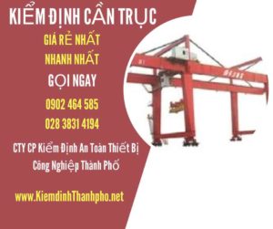 Hình ảnh kiểm định Cần trục