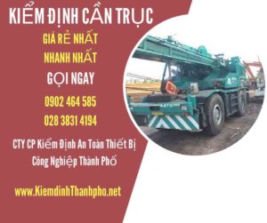 Hình ảnh kiểm định Cần trục