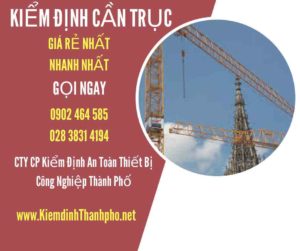 Hình ảnh kiểm định Cần trục