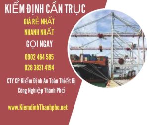 Hình ảnh kiểm định Cần trục