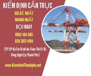 Hình ảnh kiểm định Cần trục