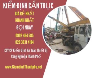 Hình ảnh kiểm định Cần trục