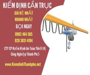 Hình ảnh kiểm định Cần trục