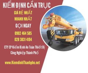 Hình ảnh kiểm định Cần trục