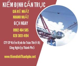 Hình ảnh kiểm định Cần trục