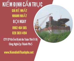 Hình ảnh kiểm định Cần trục