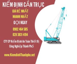 Hình ảnh kiểm định Cần trục