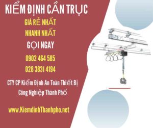 Hình ảnh kiểm định Cần trục