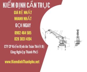 Hình ảnh kiểm định Cần trục