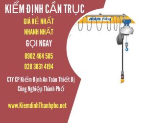 Hình ảnh kiểm định Cần trục