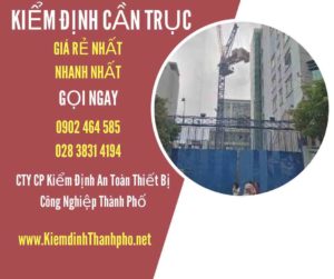 Hình ảnh kiểm định Cần trục