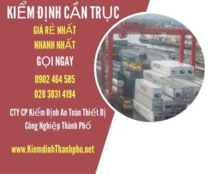 Hình ảnh kiểm định Cần trục