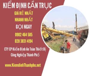 Hình ảnh kiểm định Cần trục