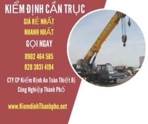 Hình ảnh kiểm định Cần trục