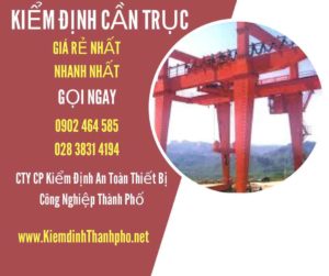 Hình ảnh kiểm định Cần trục