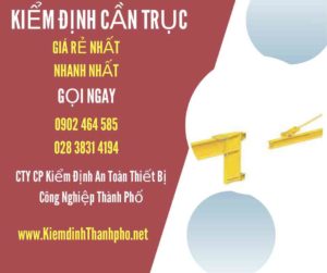 Hình ảnh kiểm định Cần trục