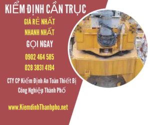 Hình ảnh kiểm định Cần trục