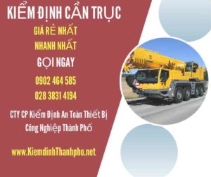 Hình ảnh kiểm định Cần trục