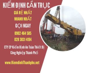 Hình ảnh kiểm định Cần trục