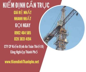 Hình ảnh kiểm định Cần trục