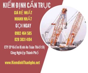 Hình ảnh kiểm định Cần trục