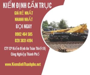 Hình ảnh kiểm định Cần trục