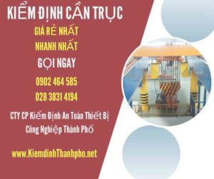 Hình ảnh kiểm định Cần trục