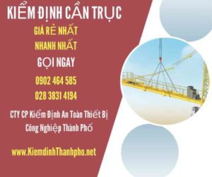 Hình ảnh kiểm định Cần trục