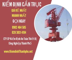 Hình ảnh kiểm định Cần trục