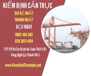 Hình ảnh kiểm định Cần trục