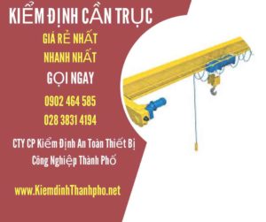 Hình ảnh kiểm định Cần trục