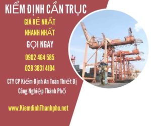 Hình ảnh kiểm định Cần trục