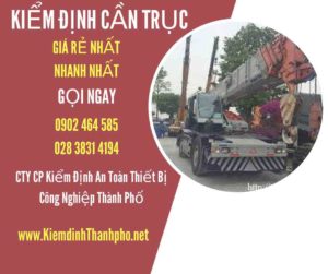 Hình ảnh kiểm định Cần trục