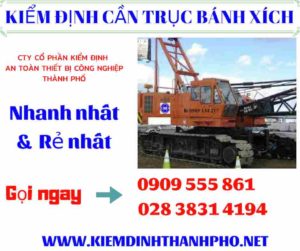 Hình ảnh Kiểm định cần trục bánh xích