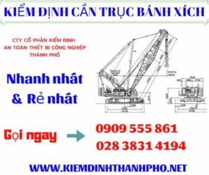 Hình ảnh Kiểm định cần trục bánh xích