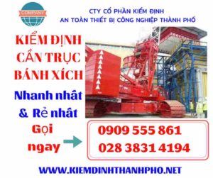 Hình ảnh Kiểm định cần trục bánh xích