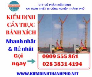 Hình ảnh Kiểm định cần trục bánh xích