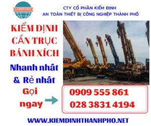 Hình ảnh Kiểm định cần trục bánh xích