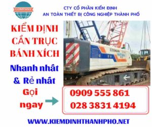 Hình ảnh Kiểm định cần trục bánh xích