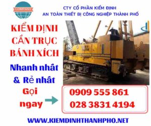 Hình ảnh Kiểm định cần trục bánh xích